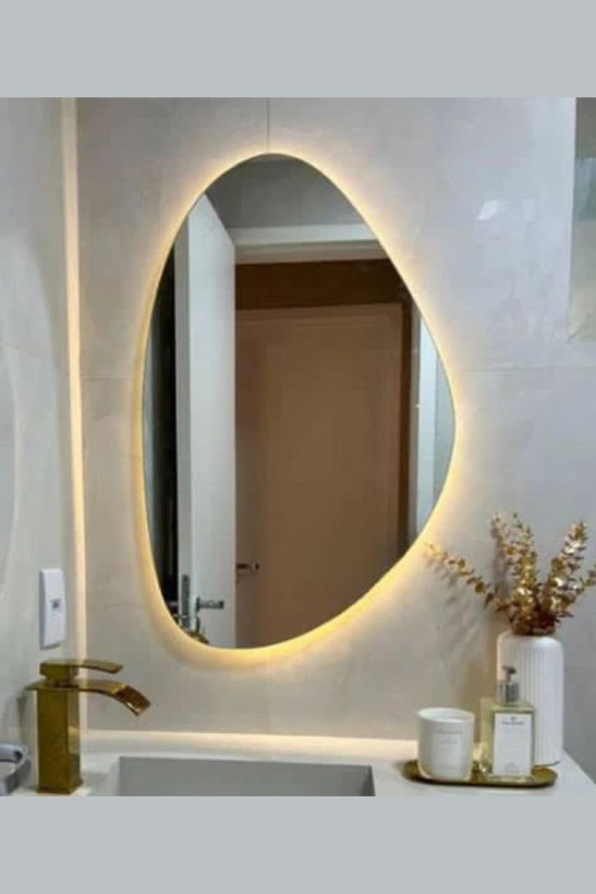 آینه بکلایت دفرمه لمسی و ساده 60×40 70×50 80×50 90×50 برند Baaland با یکسال ضمانت و ارسال به محل